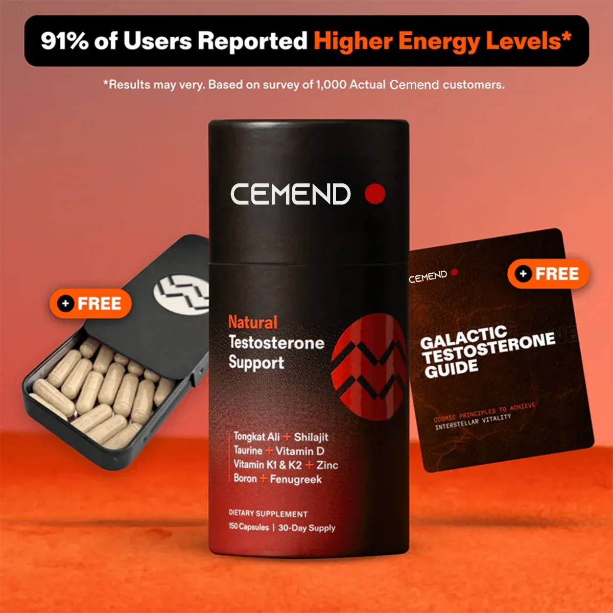 CEMEND Natural Testosterone Support product photo from Kigast - AT2A Store