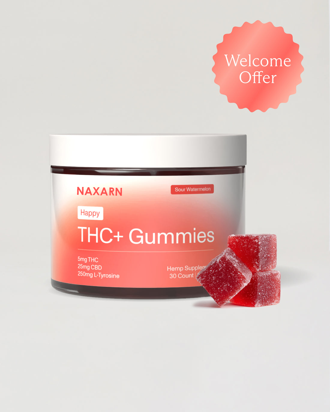 Naxarn THC+ Happy 5mg Gummies 
