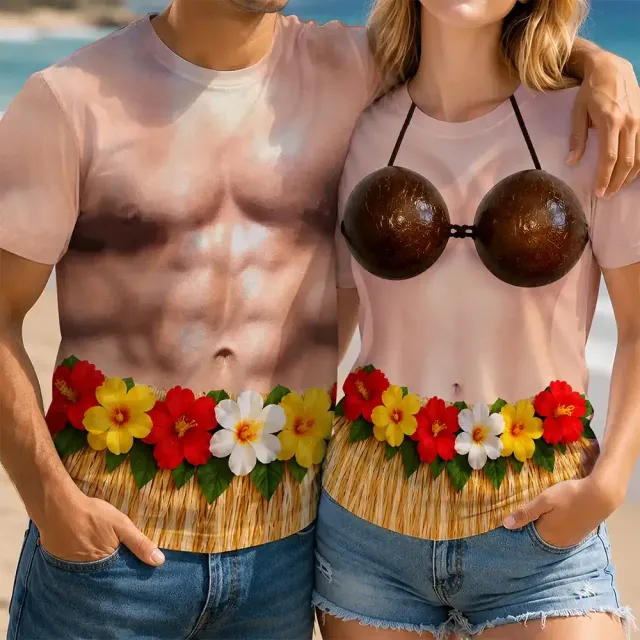 3D Funny Body Hula Dance - Personalized Full Print T Shirt
